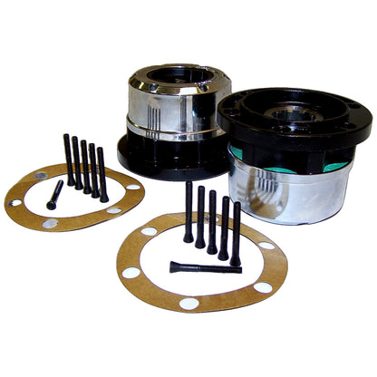 Locking Hub Set for 41-71 CJs, MB, M38, M38-A1 w/ Spicer Style Axle Shafts Crown Automotive-2