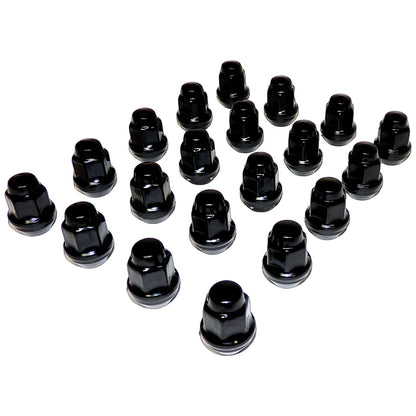 20 Piece Lug Nut Kit for Select JK,TJ,YJ,WK,WJ,ZJ,XK,KK,KJ,XJ,MJ Models Crown Automotive-1