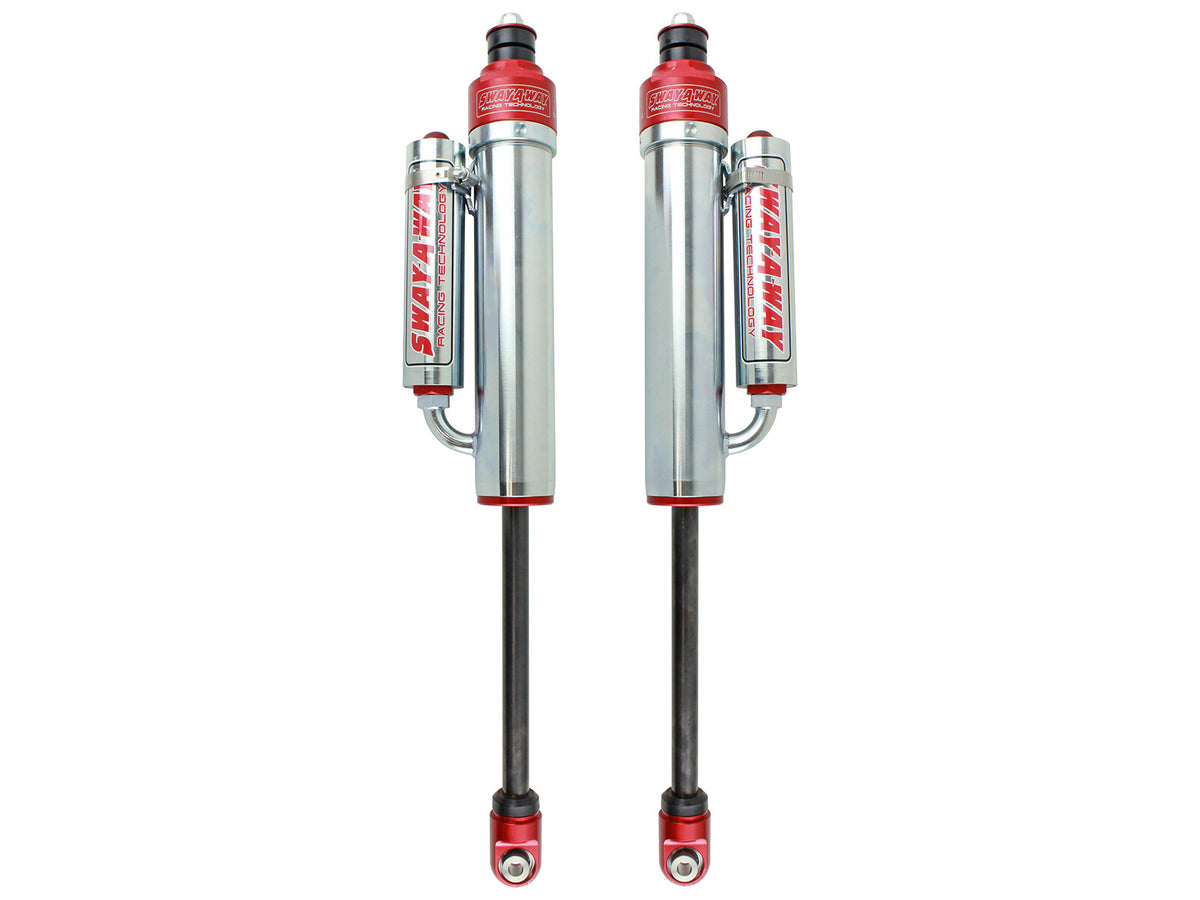 Sway-A-Way 2.5 Front Shock Kit w/ Piggyback Reservoir for 3 to 5 Inch Lift Jeep Wrangler (JK) 07-18 V6-3.6L/3.8L aFe Power