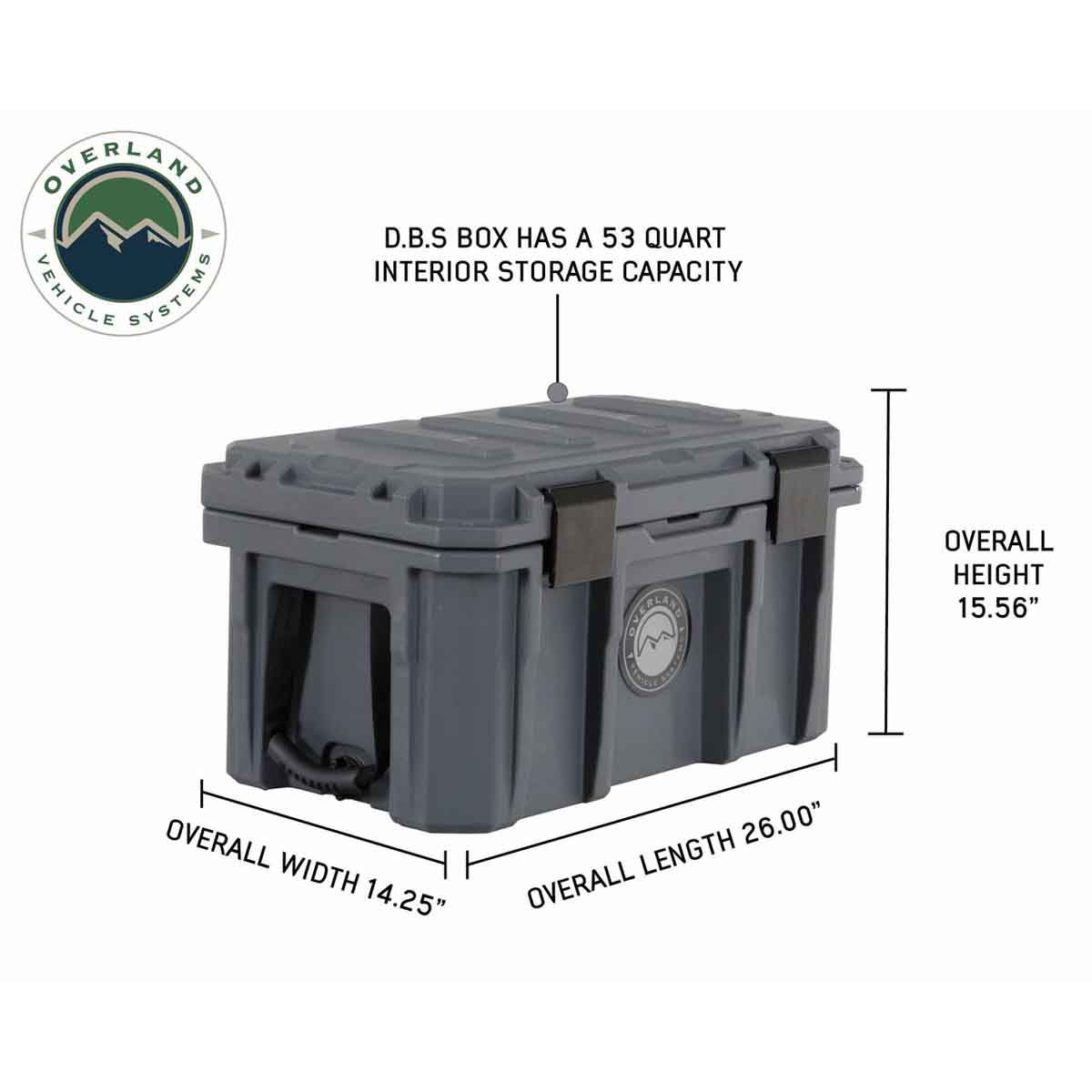 Overland Vehicle Systems Stay Dry With Overland Vehicle Systems 53 Quart Dry Box Overland Vehicle Systems