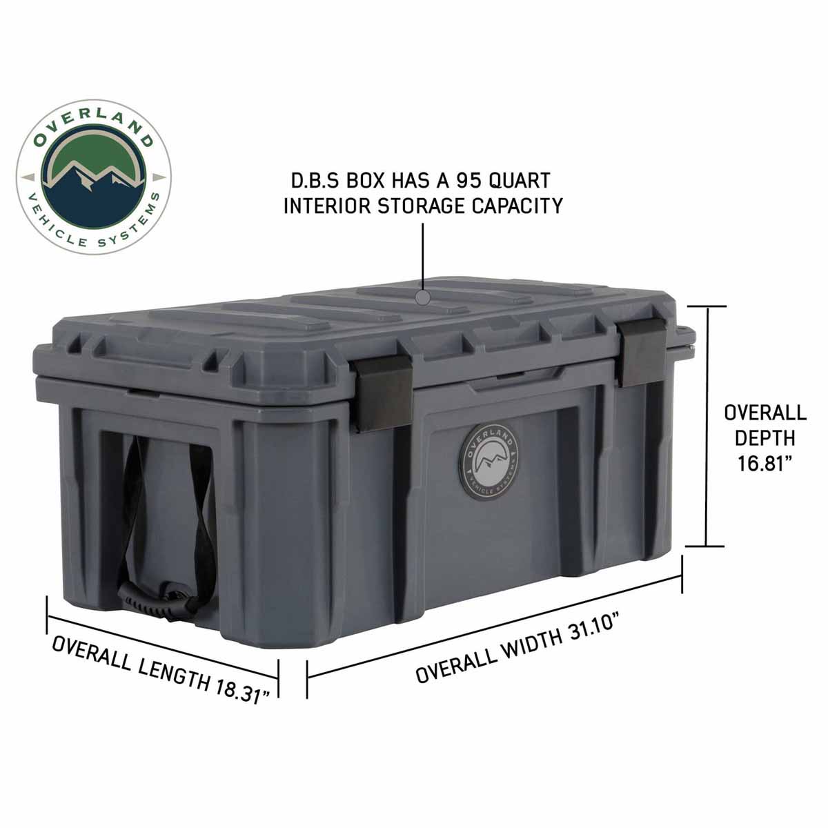 Overland Vehicle Systems Stay Dry With Overland Vehicle Systems 95 Quart Dry Box Overland Vehicle Systems