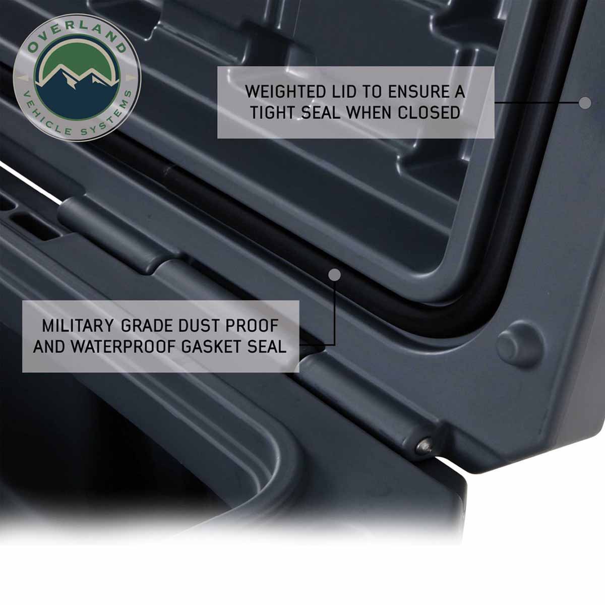Overland Vehicle Systems Stay Dry With Overland Vehicle Systems 95 Quart Dry Box Overland Vehicle Systems