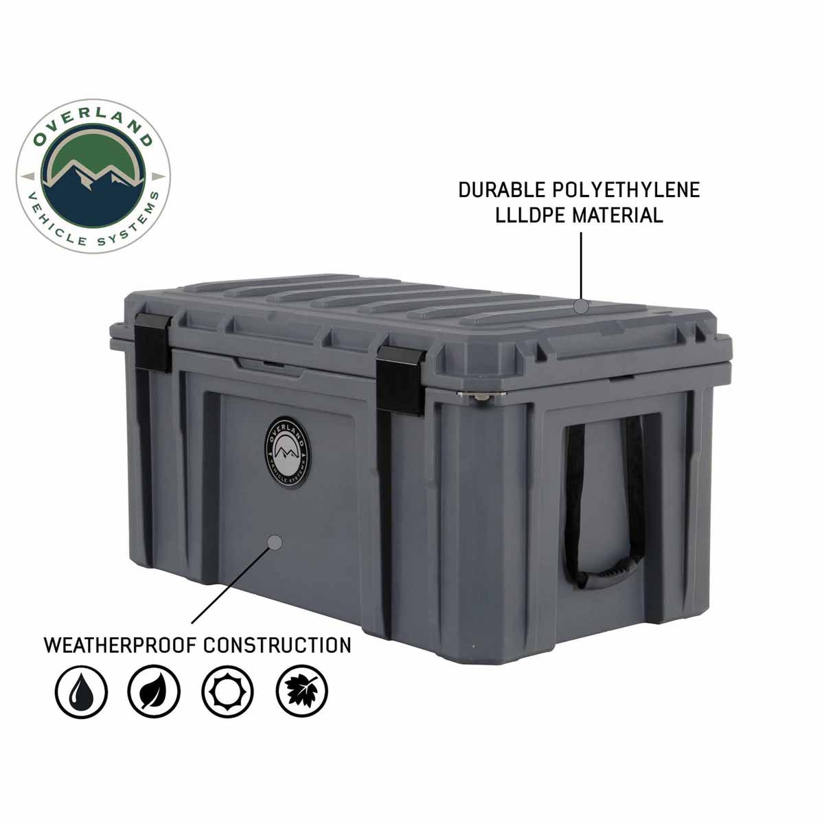 Overland Vehicle Systems Stay Dry With Overland Vehicle Systems 169 Quart Dry Box Overland Vehicle Systems