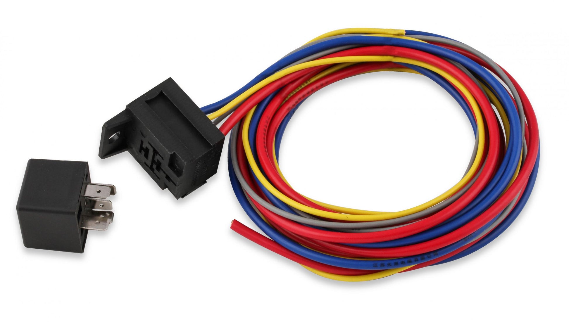 Electric Fan Harness & Relay Kit with 185 Degree Temperature Switch Temperature Controlled Cooling Fan Harness & Relay Kit with 185 degree temperature switch. 30 Amp Relay and Circuit Breaker Mr Gasket-3