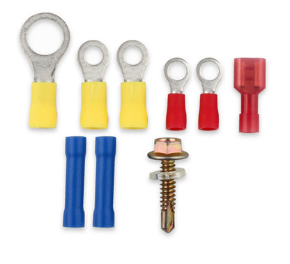 Electric Fan Harness & Relay Kit with 185 Degree Temperature Switch Temperature Controlled Cooling Fan Harness & Relay Kit with 185 degree temperature switch. 30 Amp Relay and Circuit Breaker Mr Gasket-7