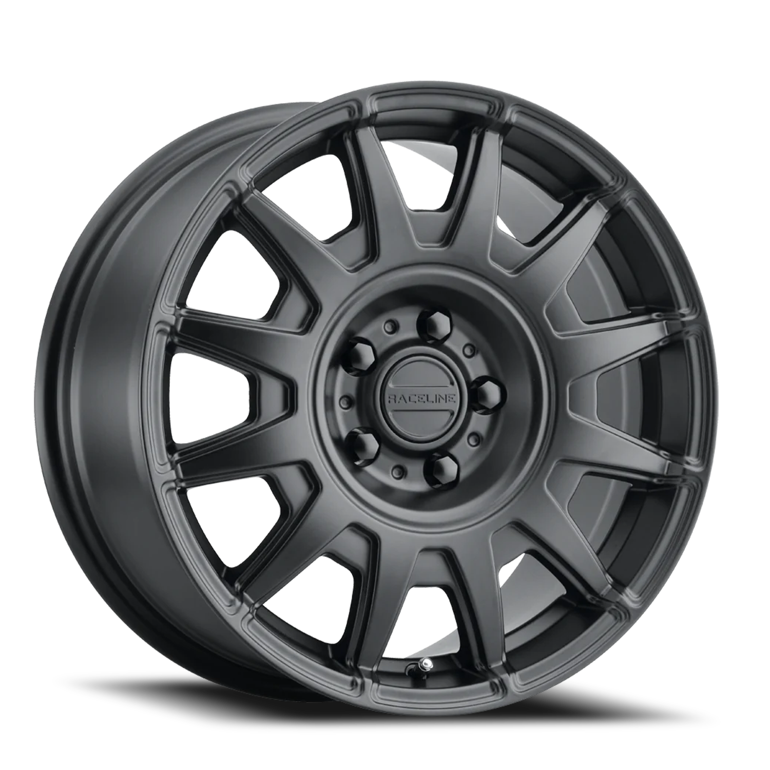 Raceline Wheels Aluminum Wheels 17x8 Aero 401B Satin Black Raceline Wheels