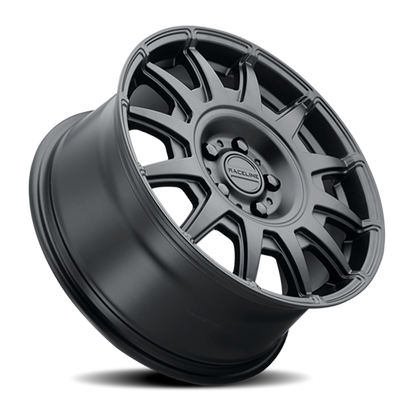 Aluminum 17x8 Aero 401B Satin Black Raceline Wheels-4