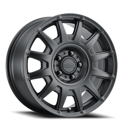 Raceline Wheels Aluminum Wheels 17x8 Aero 401B Satin Black Raceline Wheels