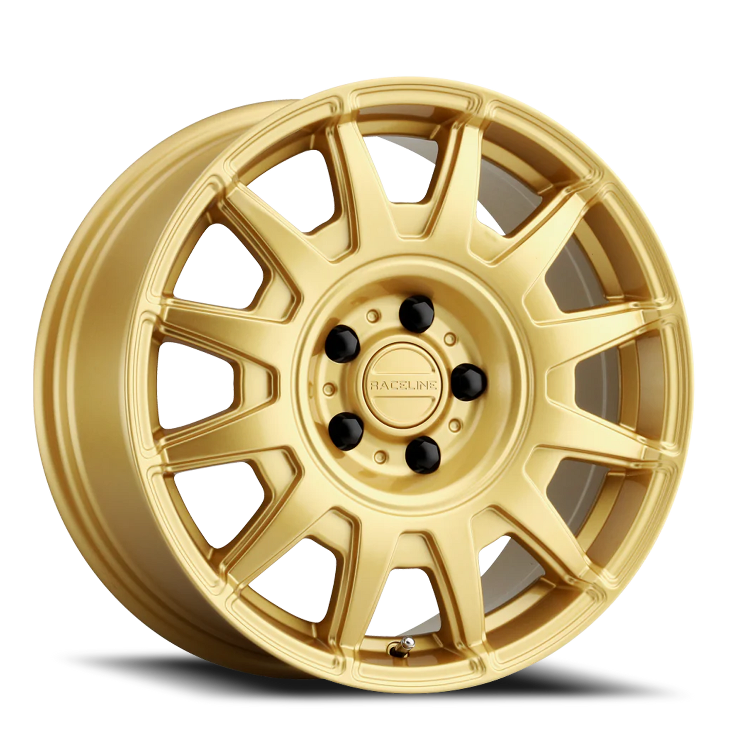 Raceline Wheels Aluminum Wheels 17x8 Aero 401GD Gold Raceline Wheels