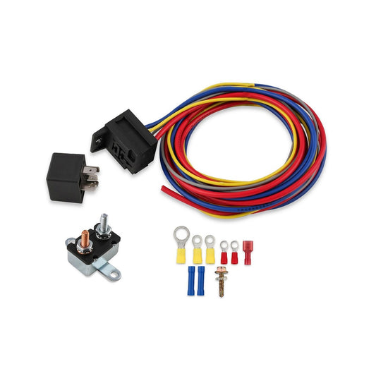 Electric Fuel Pump Harness & Relay Wiring Kit Electric Fuel Pump Harness & Relay Wiring Kit. 30 Amp Relay and Circuit Breaker Mr Gasket