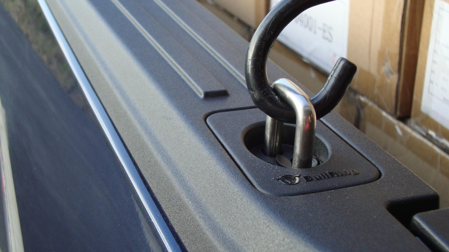 Ford Flush Fit Retractable Tie Down Anchors Rear only '98-'14 Ford F150 '98-'16 Ford F-250/F-350 Super Duty Bullring SpeedStrap-4