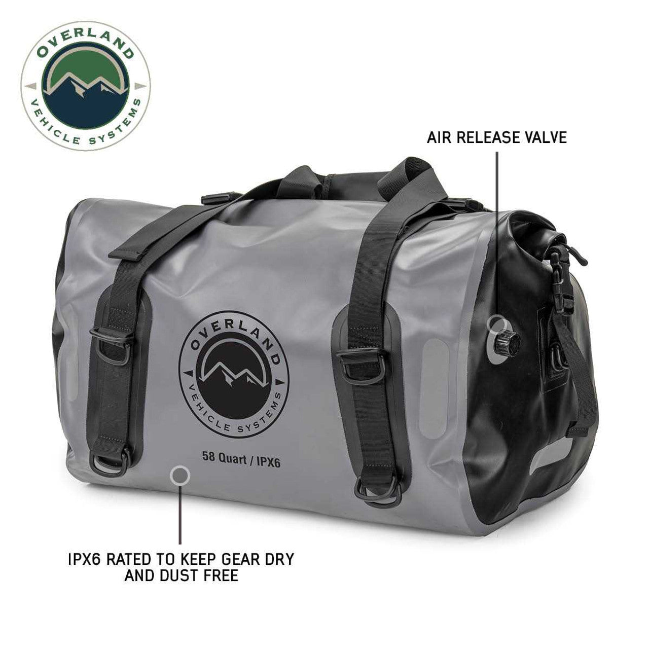 Overland Vehicle Systems Portable Dry Storage Bag - 69 QT Overland Vehicle Systems