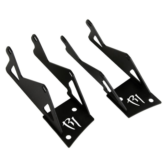 07-17 Jeep JK Dual D-Series Pro A-Pillar Mount D-Series Pro Rigid Industries