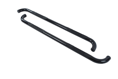 4000 Series SideSteps With Mounting Bracket Kit Powder Coat Black 2001-2013 Silverado/Sierra 1500 HD 2001-2014 Silverado/Sierra 2500 HD/3500 HD Go Rhino