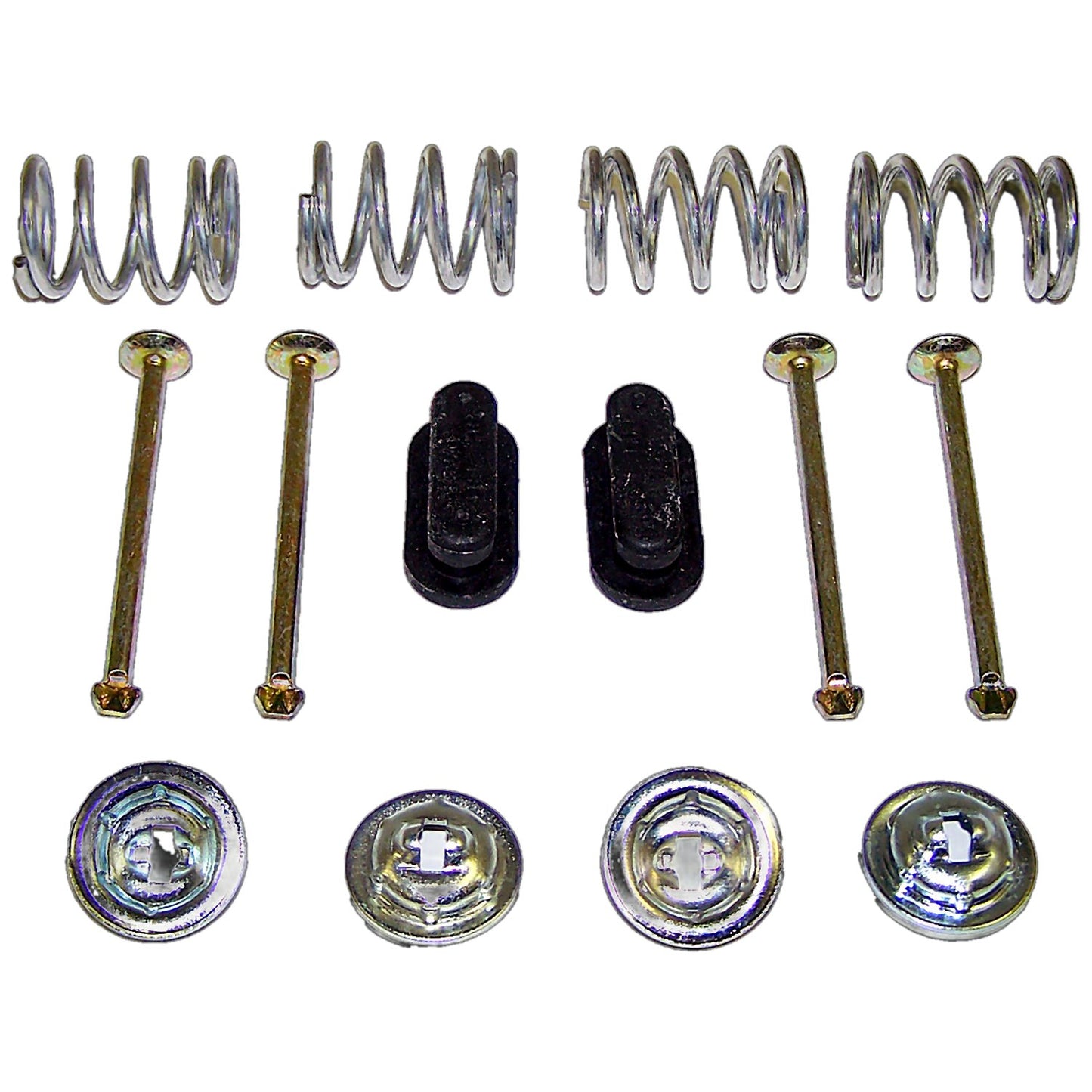 Rear Brake Shoe Hold Down Kit for 90-06 XJ, MJ, TJ, YJ w/ 9 Inch Rear Brakes, L & R Crown Automotive-1