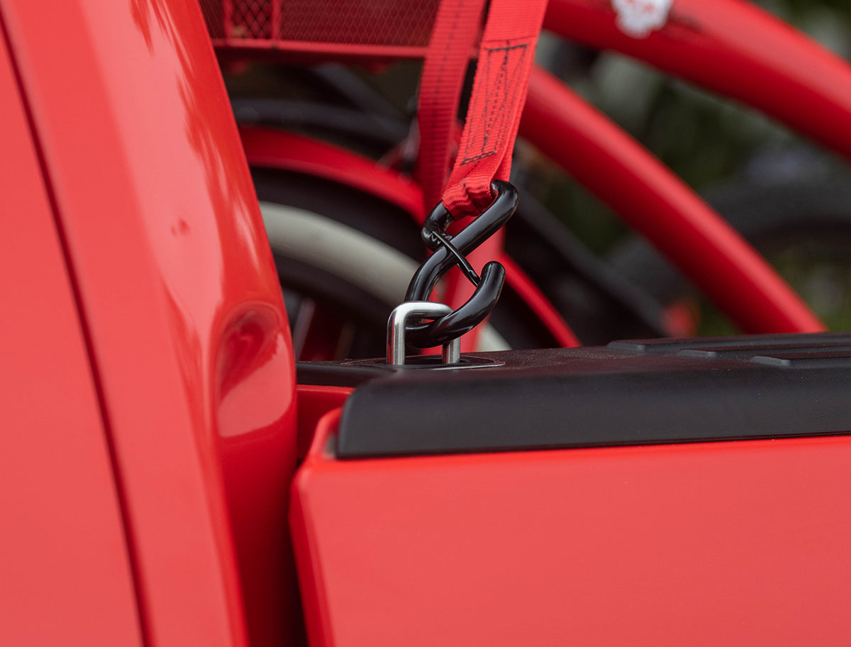 Ford Shorty Low Profile Retractable Tie Down Anchors '98-14 Ford F150 with 5.5' Bed '10-14 Ford Raptor Bullring SpeedStrap-11