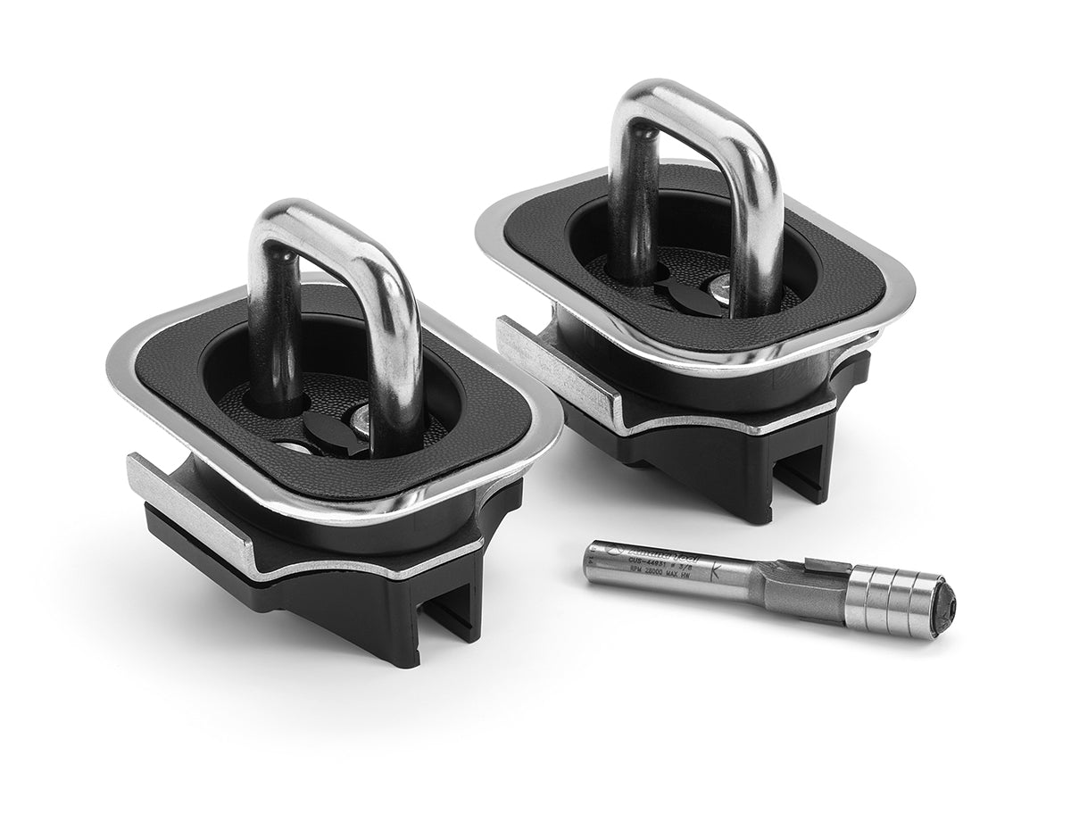 Ford Shorty Low Profile Retractable Tie Down Anchors '98-14 Ford F150 with 5.5' Bed '10-14 Ford Raptor Bullring SpeedStrap-18