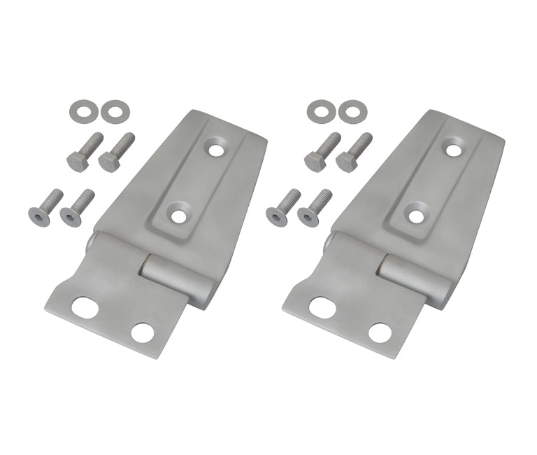 Kentrol Jeep JK Hood Hinge Pair 07-18 Wrangler JK Bare Grey Kentrol