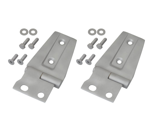 Kentrol Jeep JK Hood Hinge Pair 07-18 Wrangler JK Bare Grey Kentrol