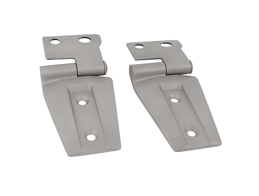 Kentrol Jeep JK Hood Hinge Pair 07-18 Wrangler JK Bare Grey Kentrol