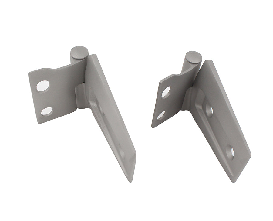 Kentrol Jeep JK Hood Hinge Pair 07-18 Wrangler JK Bare Grey Kentrol