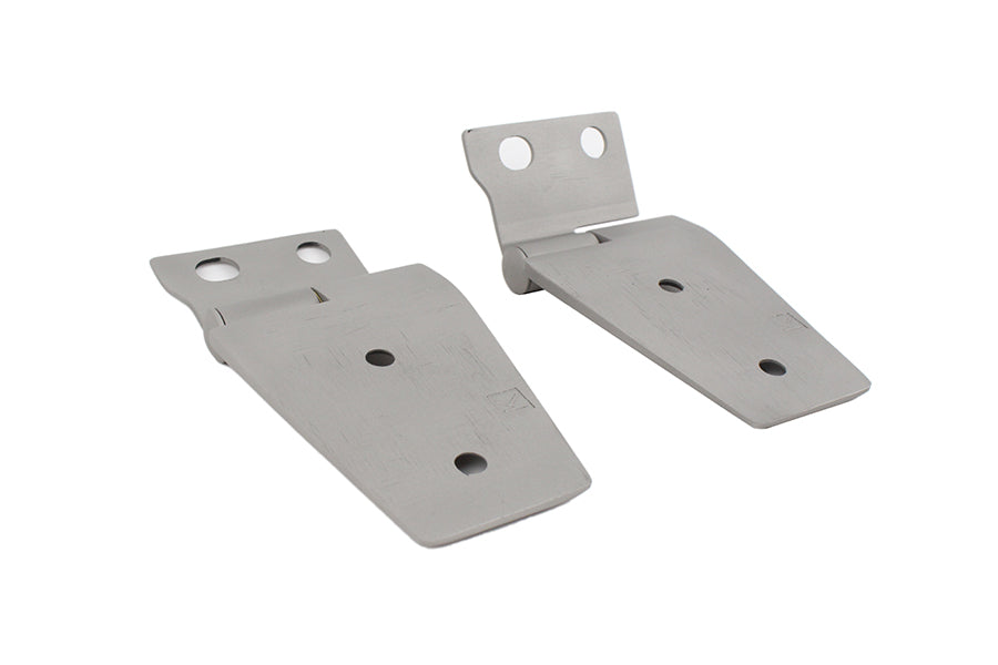 Kentrol Jeep JK Hood Hinge Pair 07-18 Wrangler JK Bare Grey Kentrol