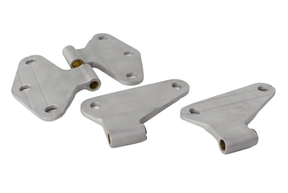 Jeep JK Body Door Hinge Set 4 Pieces 2 Door 07-18 Wrangler JK Bare Grey Kentrol-1