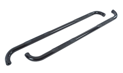 4000 Series SideSteps With Mounting Bracket Kit Powder Coat Black 2014-2018 Silverado/Sierra 1500 2015-2018 Silverado/Sierra 2500 HD/3500 HD Go Rhino