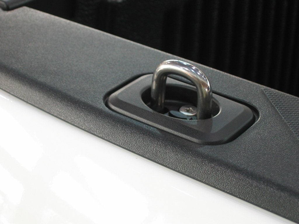 Stainless Steel Flush Fit Retractable Tie-Down Anchors '95 -Up Dodge RAM 1500/2500/3500 '14 -19 Toyota Tundra - Crew Max 22'+ Hy SpeedStrap-6