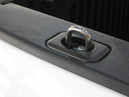 Stainless Steel Flush Fit Retractable Tie-Down Anchors '95 -Up Dodge RAM 1500/2500/3500 '14 -19 Toyota Tundra - Crew Max 22'+ Hy SpeedStrap-6