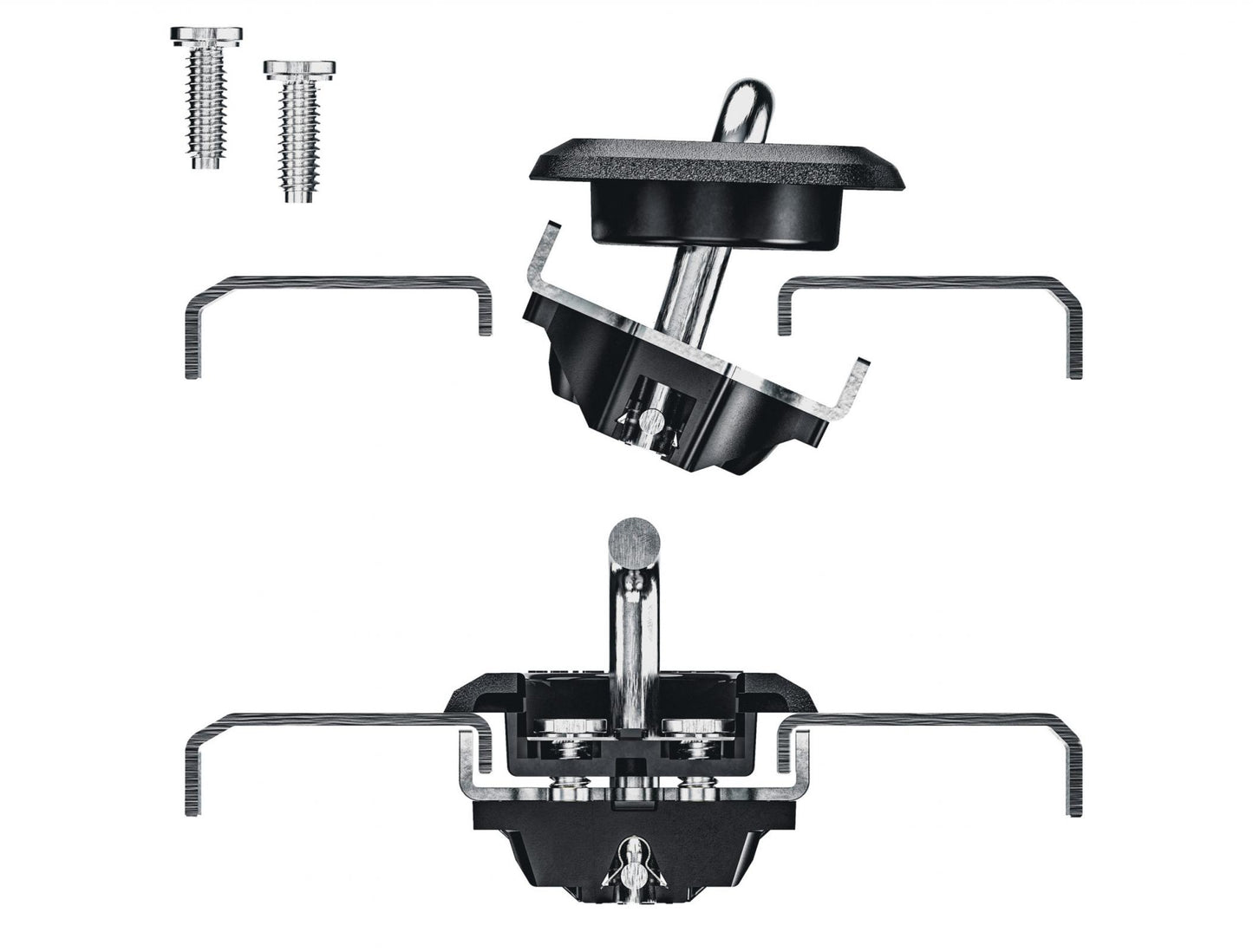 Stainless Steel Flush Fit Retractable Tie-Down Anchors '95 -Up Dodge RAM 1500/2500/3500 '14 -19 Toyota Tundra - Crew Max 22'+ Hy SpeedStrap-7