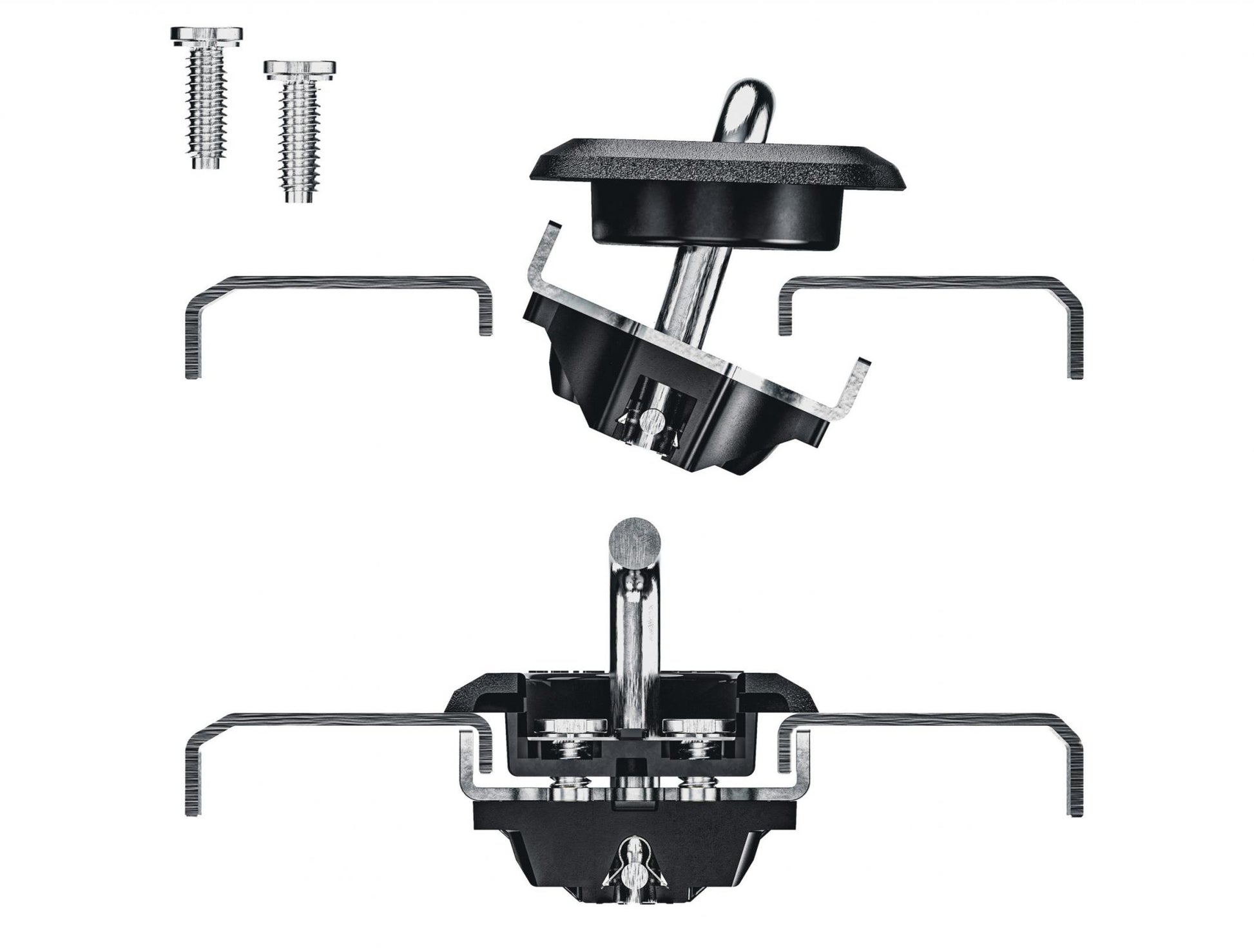 Stainless Steel Flush Fit Retractable Tie-Down Anchors '95 -Up Dodge RAM 1500/2500/3500 '14 -19 Toyota Tundra - Crew Max 22'+ Hy SpeedStrap-7