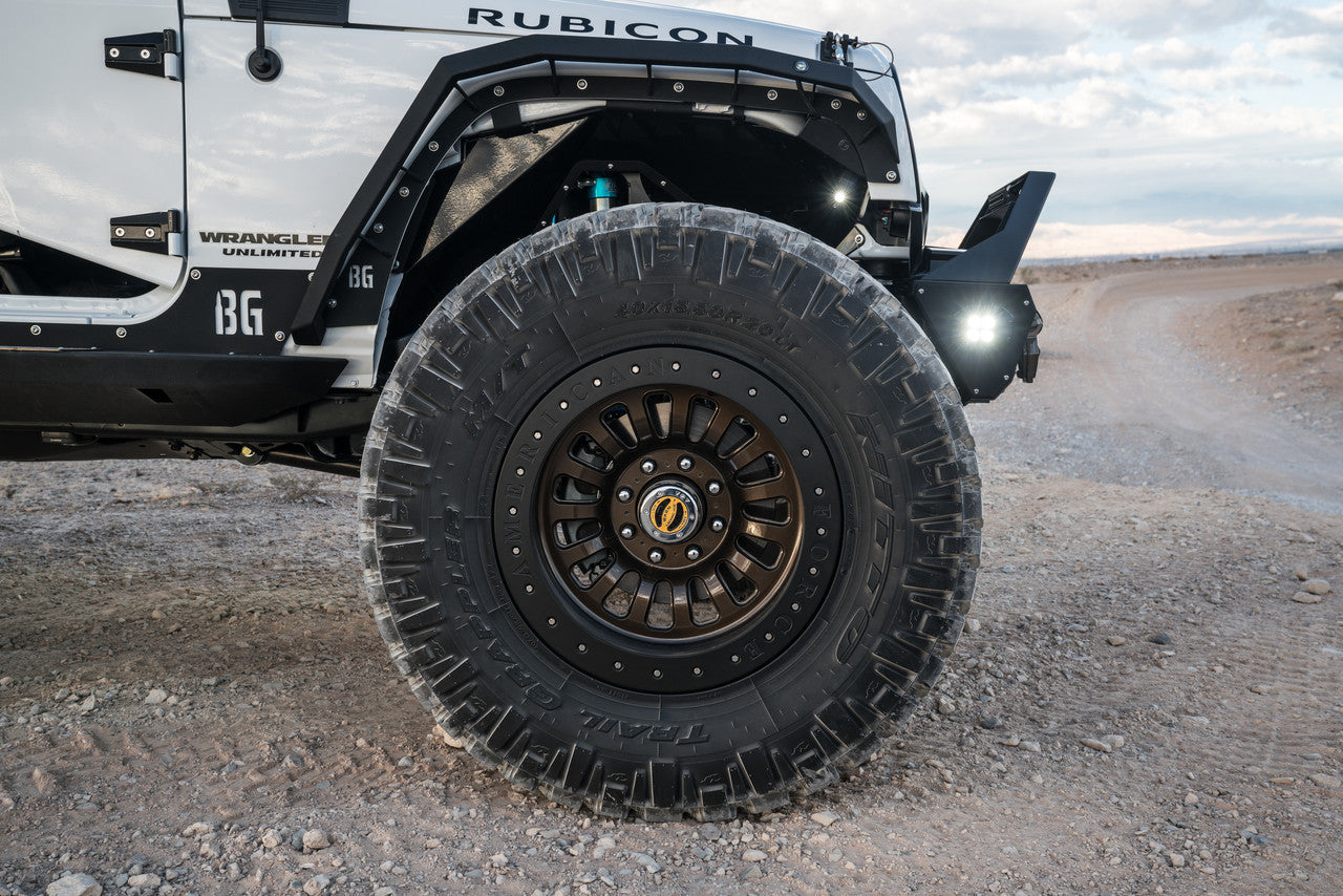 2007-2018 Jeep Wrangler JK Fender System Front and Rear Liners and Fender Flares Bodyguard Bumpers-6