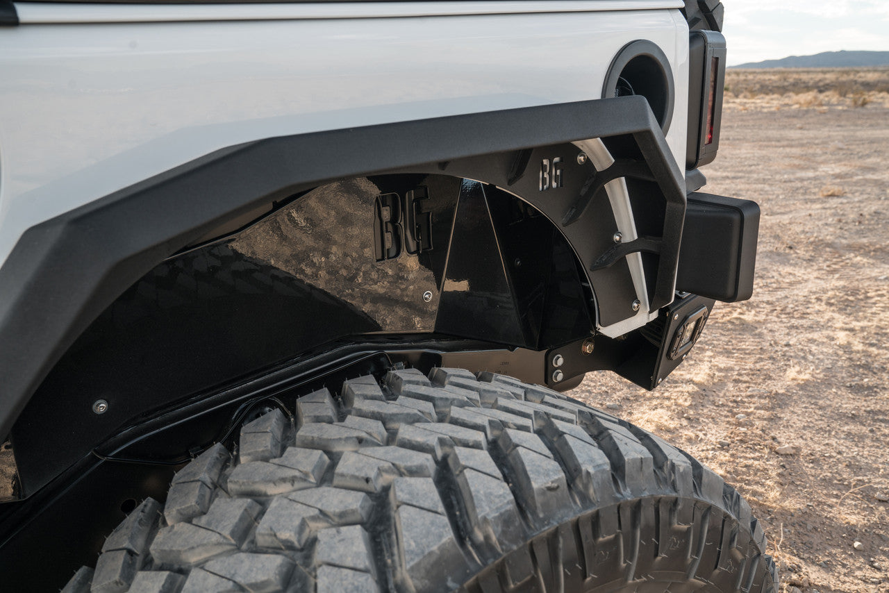 2007-2018 Jeep Wrangler JK Fender System Front and Rear Liners and Fender Flares Bodyguard Bumpers-7