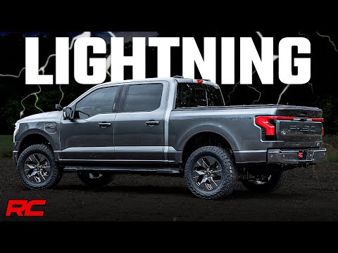 Rough Country 3 Inch Lift Kit Forged UCA Ford F-150 Lightning 4WD (2022) Rough Country