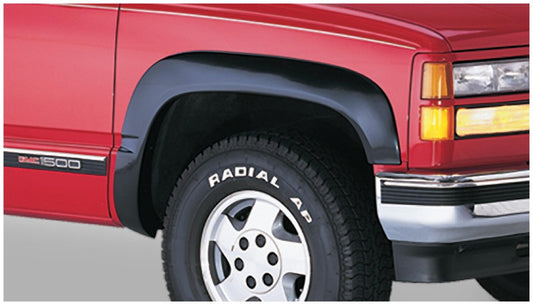 Black OE Style Smooth Finish 4-Piece Fender Flare Set For 1997-1999 Tahoe 1995-1999 Yukon Bushwacker