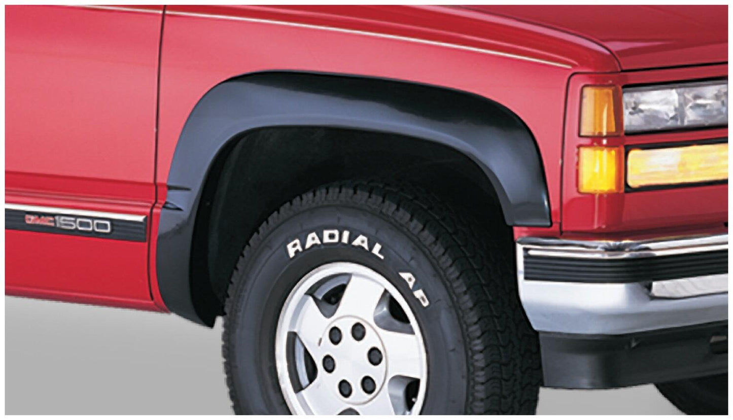 Black OE Style Smooth Finish 4-Piece Fender Flare Set For 2000-2006 Chevrolet Tahoe 4-Door Bushwacker