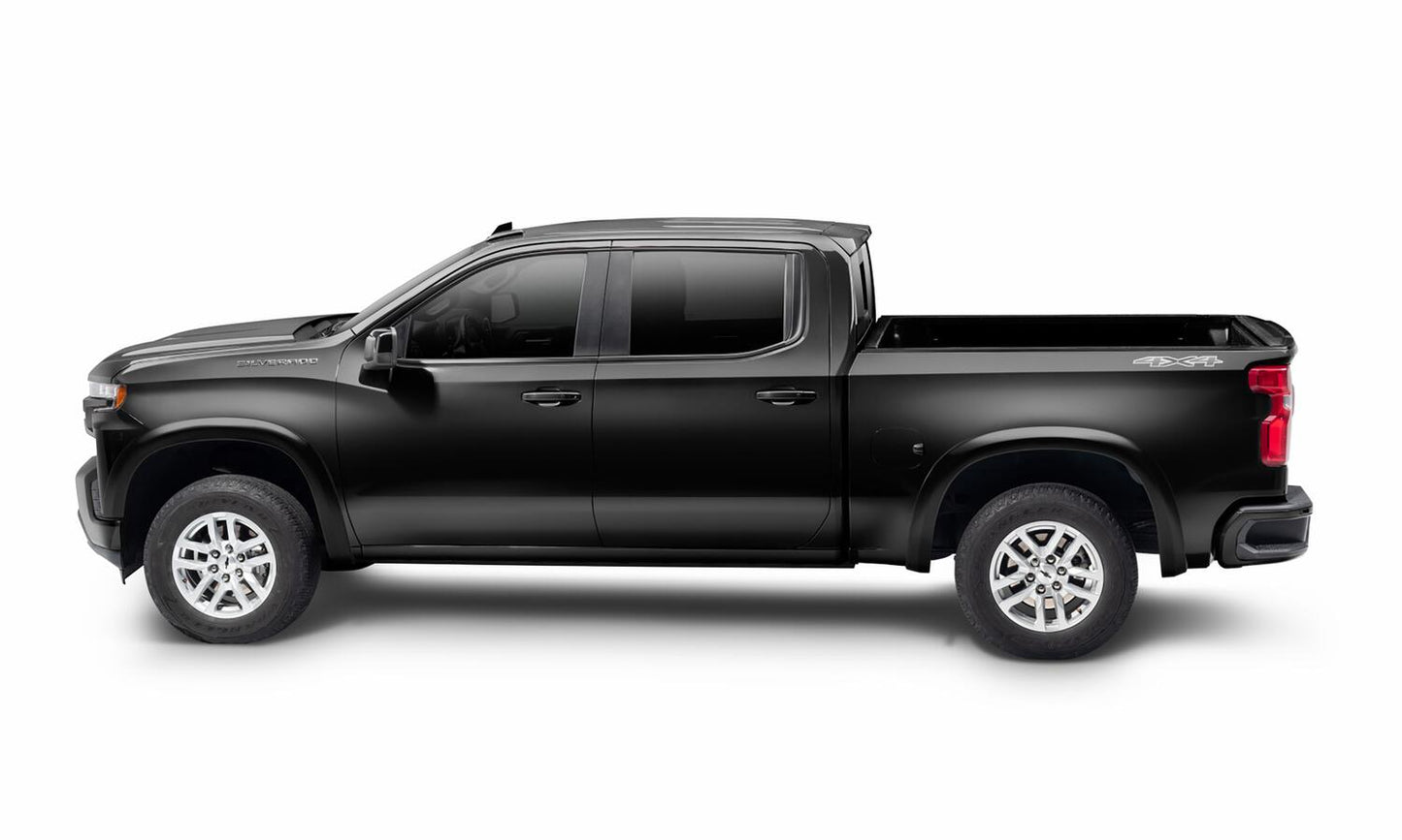 Oe Style Color Matched Black 4-Piece Fender Flare Set For 19-21 Chevrolet Silverado 1500, 2022 Chevrolet Silverado 1500 Ltd Bushwacker-2