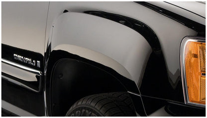 Black OE Style Smooth Finish 4-Piece Fender Flare Set For 2007-2013 GMC Sierra 1500 Fits 69.3 Inch Bed Bushwacker-1