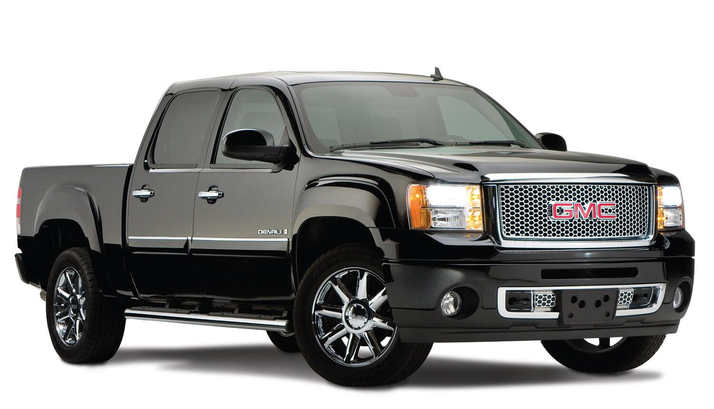Black OE Style Smooth Finish 4-Piece Fender Flare Set For 2007-2013 GMC Sierra 1500 Fits 69.3 Inch Bed Bushwacker-3