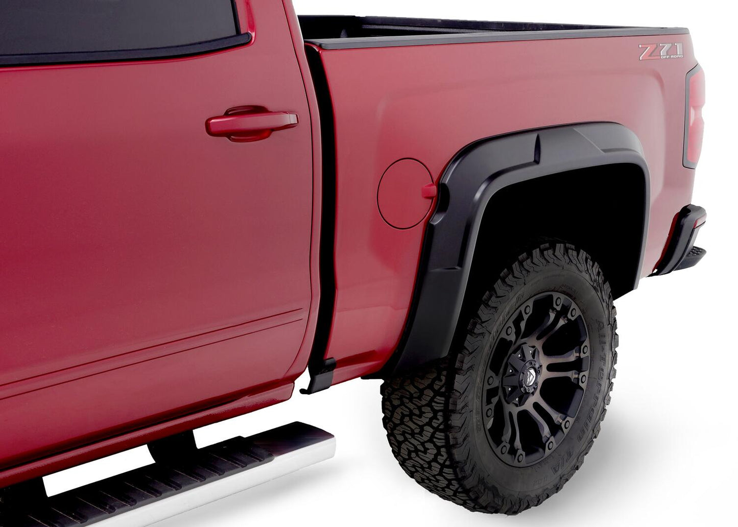 Drt Style Fender Flares Front And Rear 2014-2018 Chevrolet Silverado 1500 Bushwacker-2