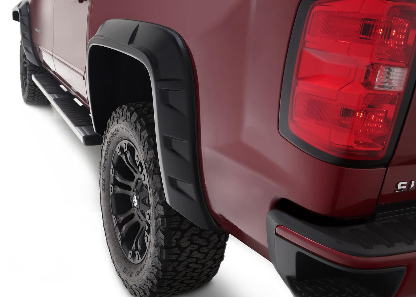 Drt Style Fender Flares Front And Rear 2014-2018 Chevrolet Silverado 1500 Bushwacker-3