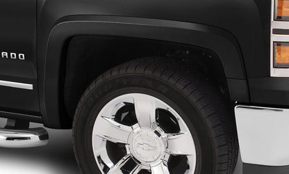 Oe Style Color Matched Black 4-Piece Fender Flare Set For 2016-2018 Chevrolet Silverado 1500, 2017-2019 Chevrolet Silverado 2500 Hd/3500 Hd (Excludes Dually) Bushwacker-1