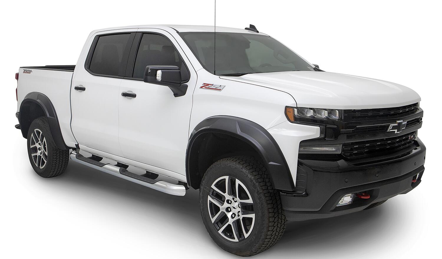 Drt Style Fender Flares Front And Rear For 2019-2021 Chevrolet Silverado 1500/2022 Chevrolet Silverado 1500 Ltd Bushwacker-1