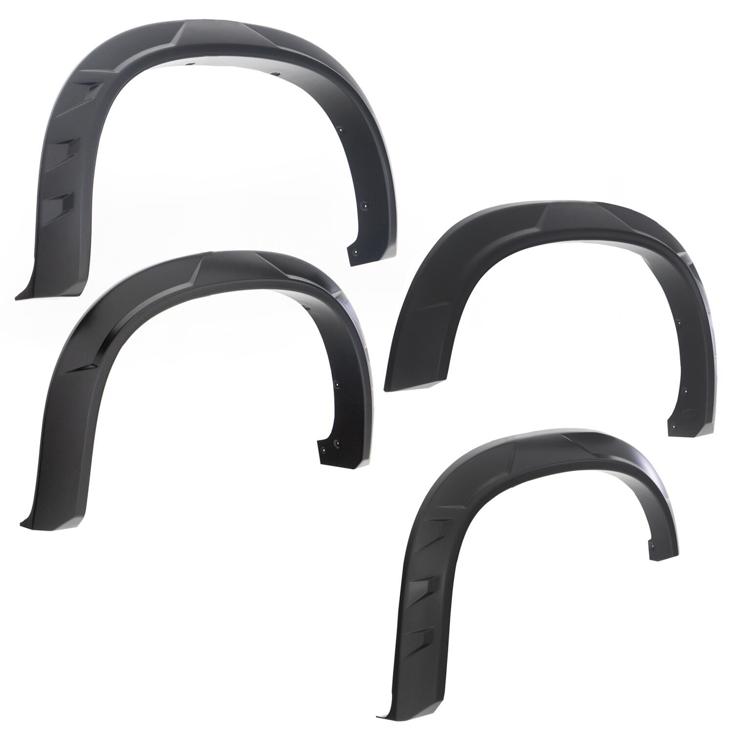 Drt Style Fender Flares Front And Rear For 2019-2021 Chevrolet Silverado 1500/2022 Chevrolet Silverado 1500 Ltd Bushwacker-2