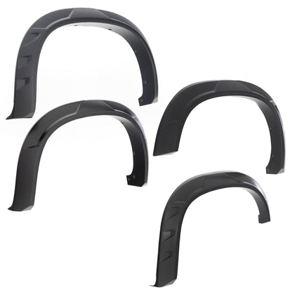 Drt Style Fender Flares Front And Rear For 2019-2021 Chevrolet Silverado 1500/2022 Chevrolet Silverado 1500 Ltd Bushwacker-2