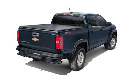 Black OE Style Smooth Finish 4-Piece Fender Flare Set For 2015-2020 Chevrolet Colorado Bushwacker