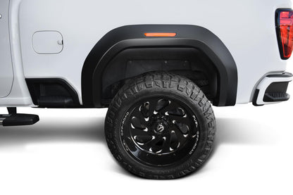 Black Extendafender Style Smooth Finish 4-Piece Fender Flare Set For 2020-2026 GMC Sierra 2500 Hd/3500 Hd Bushwacker-2