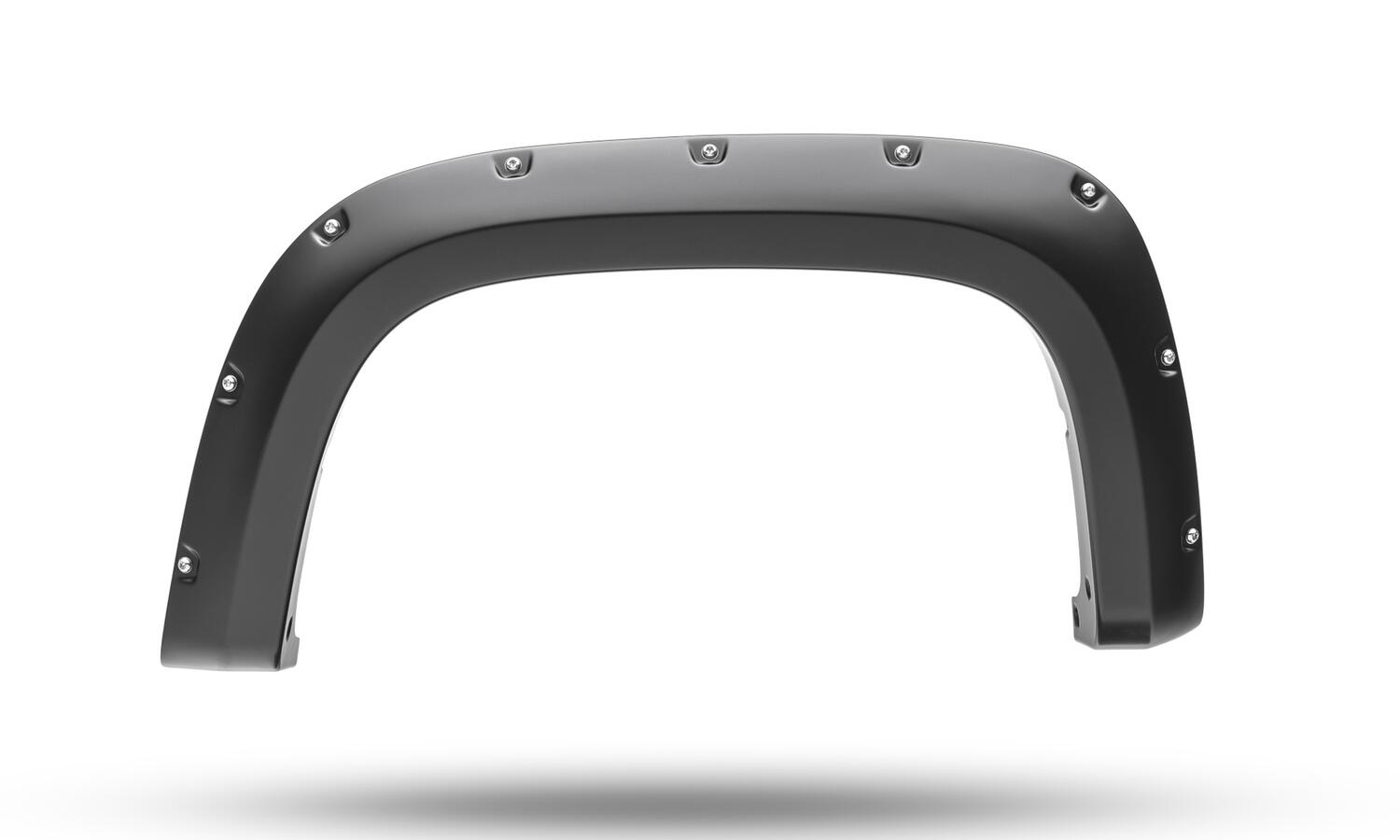 Black Pocket/Rivet Style Smooth Finish 4-Piece Fender Flare Set For 2021-2022 Chevrolet Colorado 74.0 In Bed Bushwacker-10