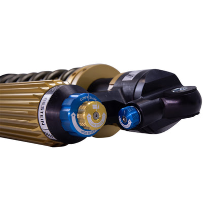 Suspension Shock Absorber and Coil Spring Assembly Monotube Front Left Can-Am Maverick X3 RS Turbo Type III Hard Anodized Black Hawk Powersports Bilstein-4